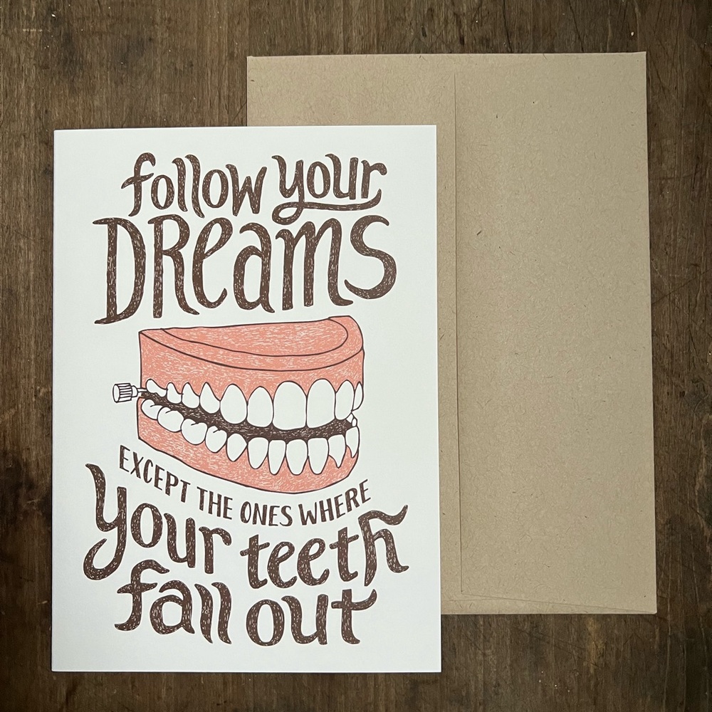 💌BUNDLE FOR DISCOUNTS💌 Wit & Whistle Greeting Card “Follow Your Dreams”